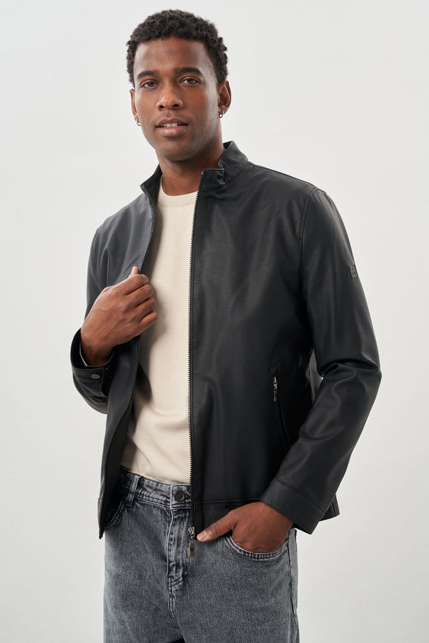 leather jacket
