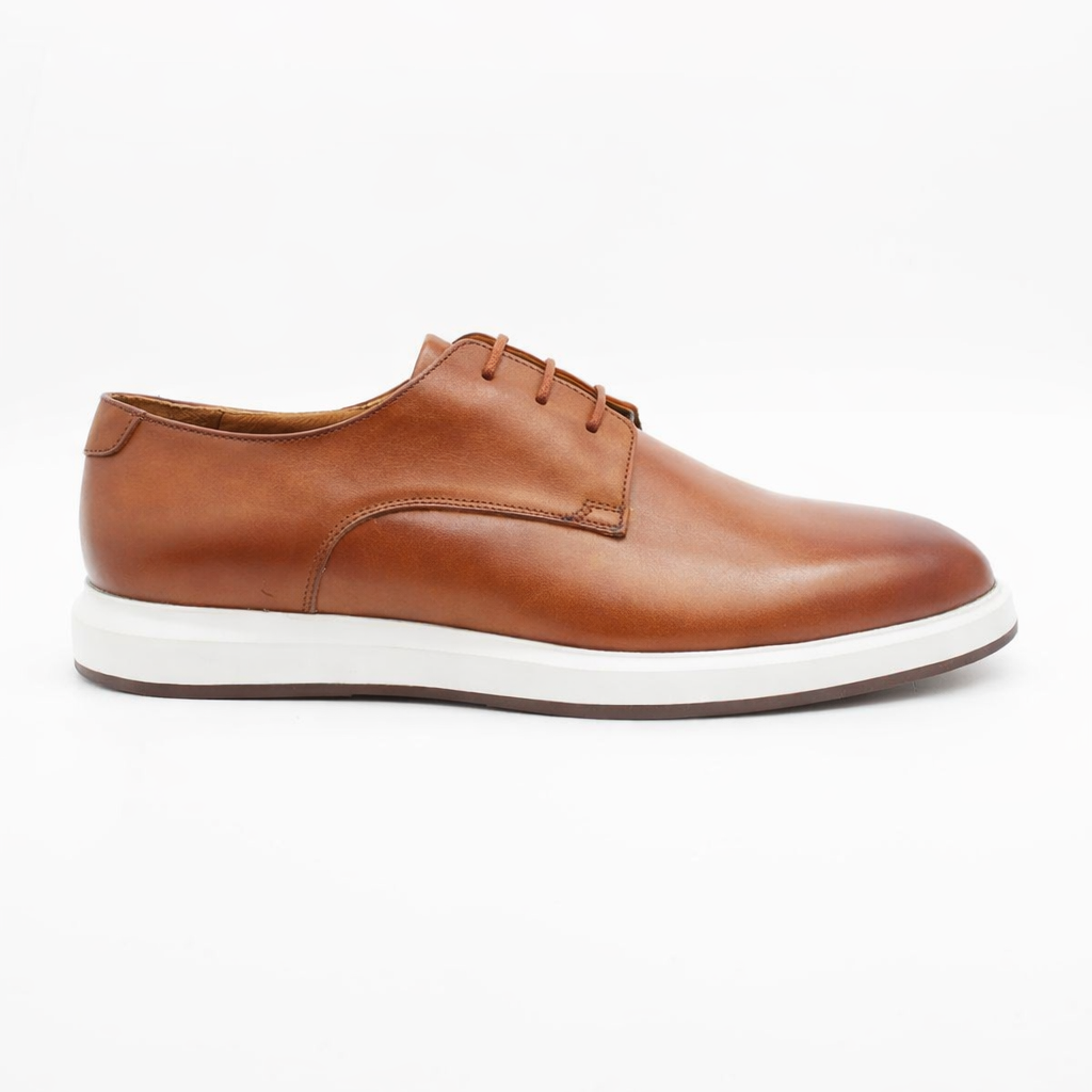 100% Genuine Leather Lace-Up Casual Shoes with EVA Sole (Model 1033250154)