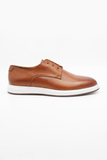 100% Genuine Leather Lace-Up Casual Shoes with EVA Sole (Model 1033250154)
