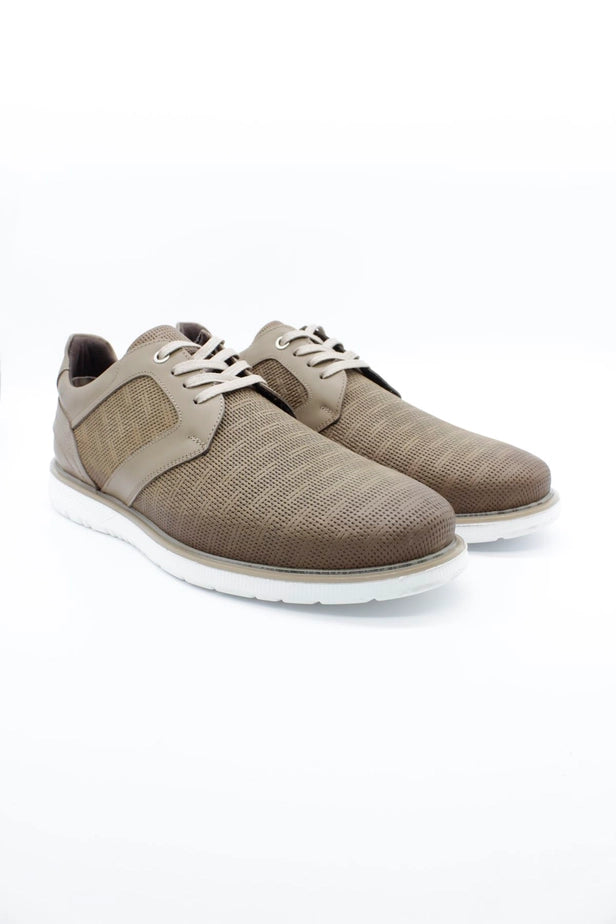 IMZA Men's Nubuck Leather Lace-Up Casual Shoes – 1033250150