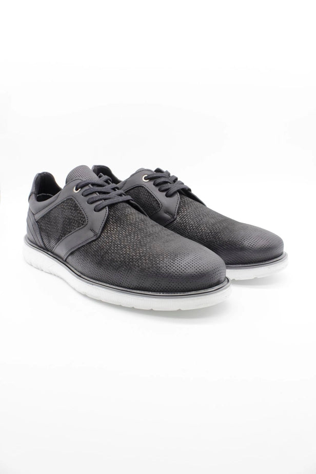 IMZA Men's Nubuck Leather Lace-Up Casual Shoes – 1033250150