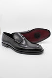 100% Leather Laceless Buckle Classic Shoes 1033250159