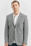 IMZA Men's Checked Slim Fit Stretch Classic Blazer – 1002240115