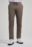 Indigo Blue Cotton Comfort Fit Jogger Pants with Side Pockets (Model 1003250110)