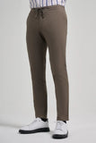 Indigo Blue Cotton Comfort Fit Jogger Pants with Side Pockets (Model 1003250110)