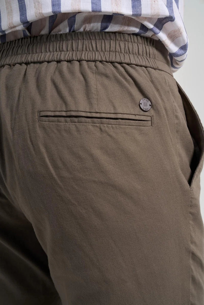 Indigo Blue Cotton Comfort Fit Jogger Pants with Side Pockets (Model 1003250110)