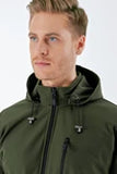 IMZA Men's Hooded Slim Fit Casual Jacket – 1007235163