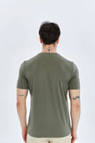 Short Sleeve Crew Neck Pocketless Standard Fit Knit T-Shirt 1011260151