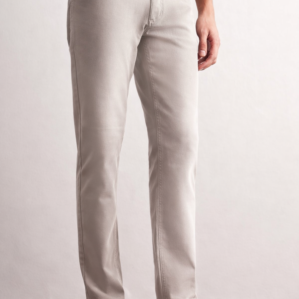 Men’s Slim Fit 5-Pocket Stretch Casual Trousers – Straight Leg (Model 1003255157)