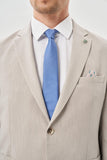 Gray Textured Notch Lapel Elastic Waist Stretch 6 Drop Slim Fit Suit 1001245270