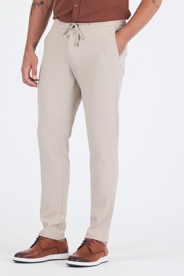 Stretch Elasticated Side Pocket Casual Comfort Fit Jogger Trousers 1003250210