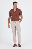 Stretch Elasticated Side Pocket Casual Comfort Fit Jogger Trousers 1003250210