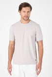Short Sleeve Crew Neck Pocketless Cotton Casual Slim Fit T-Shirt 1011250165