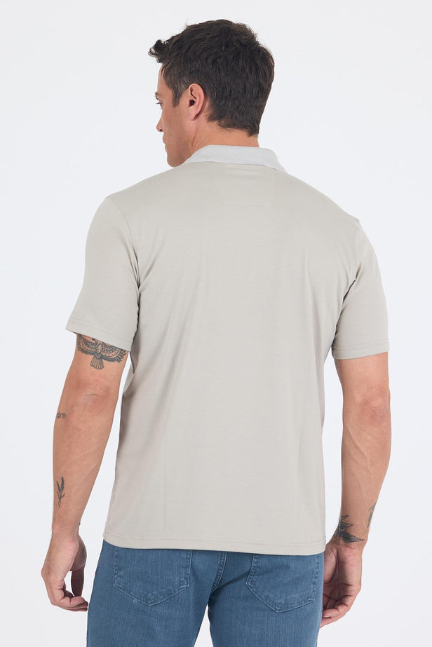Short Sleeve Polo Collar Pocket G Comfort T-Shirt 1011250173