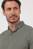 Short Sleeve Italian Collar Pocketless Standard Fit T-Shirt 1011260150