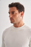 Half Turtleneck Long Sleeve Pocketless Comfort Fit Cotton Knitwear 1012255203