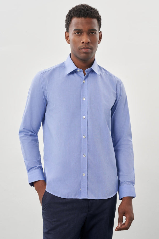IMZA Men's Fil-a-Fil Slim Fit Classic Shirt – 1004260008