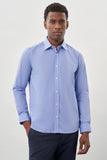 IMZA Men's Fil-a-Fil Slim Fit Classic Shirt – 1004260008