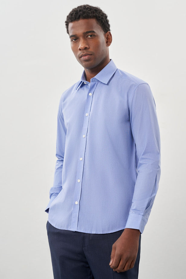 IMZA Men's Fil-a-Fil Slim Fit Classic Shirt – 1004260008