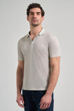 Short Sleeve Printed Piqué Polo Collar Pocketless Flexible Casual Slim Fit T-Shirt 1011250151