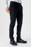 Side Pocket Textured Slim Fit Chino Trousers 1003235117