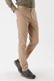 Side Pocket Textured Slim Fit Casual Chino Trousers 1003230173