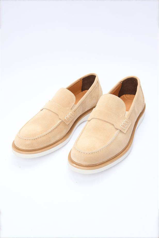 laceless suede 100% leather shoe - 1033260166