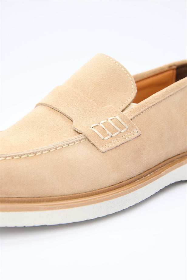 laceless suede 100% leather shoe - 1033260166