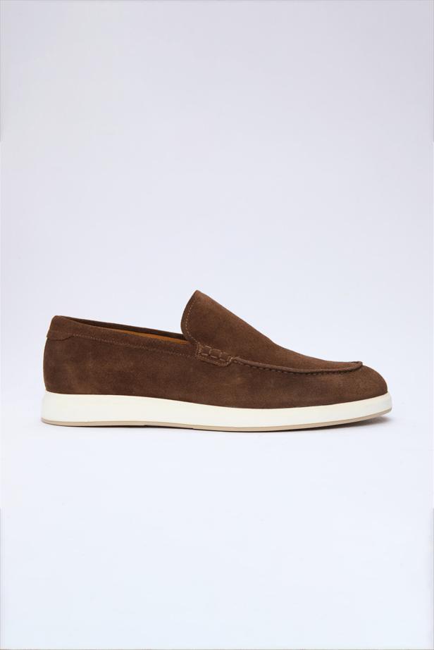 MZA Men's Genuine Leather Suede Slip-On Shoes – 1033260157