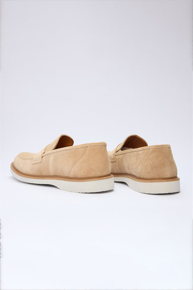 laceless suede 100% leather shoe - 1033260166