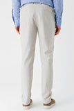 Linen Blend Elasticated Side Pocket Casual Comfort Fit Jogger Trousers 1003240159