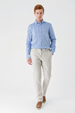Linen Blend Elasticated Side Pocket Casual Comfort Fit Jogger Trousers 1003240159