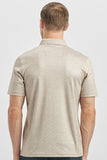 Slim Fit Mercerized Cotton Short Sleeve Casual T-Shirt 1011240164