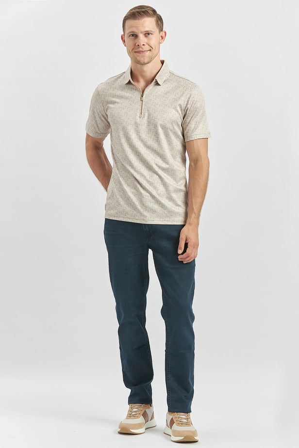 IMZA Men's Mercerized Slim Fit Casual Polo T-Shirt – 1011240159