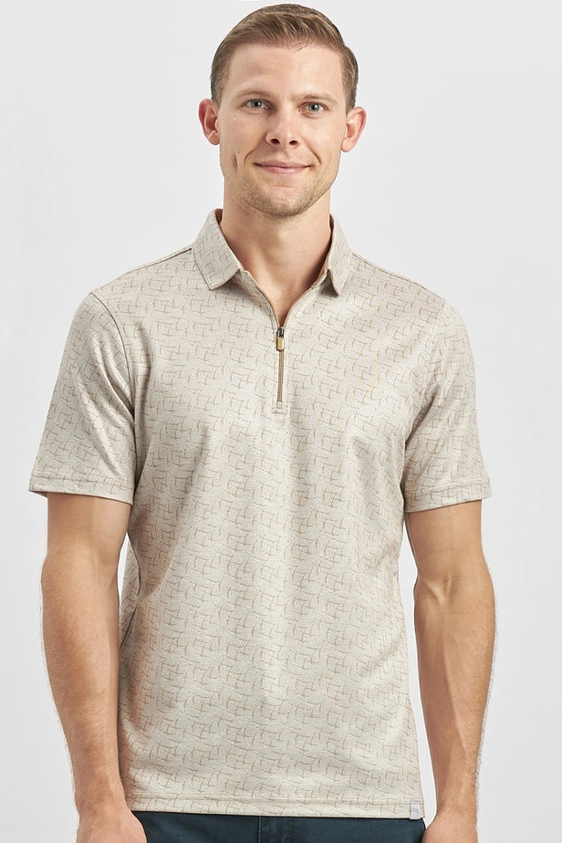IMZA Men's Mercerized Slim Fit Casual Polo T-Shirt – 1011240159
