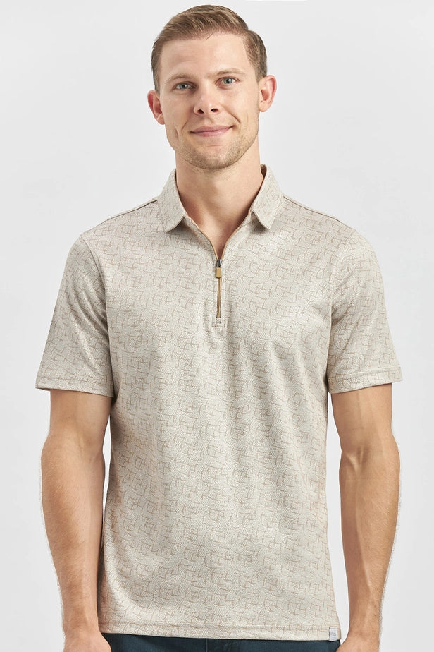 IMZA Men's Mercerized Slim Fit Casual Polo T-Shirt – 1011240159
