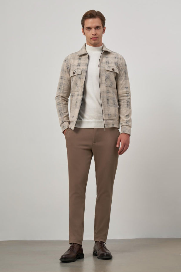 IMZA Men's Knitted Slim Fit Classic Jacket – 1007245157