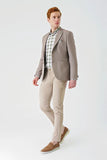 IMZA Men's Knitted Slim Fit Stretch Classic Blazer – 1002240138