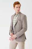 IMZA Men's Knitted Slim Fit Stretch Classic Blazer – 1002240138