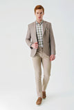 IMZA Men's Knitted Slim Fit Stretch Classic Blazer – 1002240138