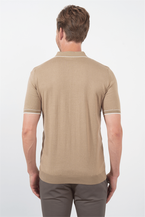 IMZA Men's Short-Sleeve Knitted Cotton Polo – 1012260151