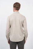 IMZA Men's Tulum Collar Knitted Slim Fit Classic Shirt – 1004260208