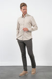 IMZA Men's Tulum Collar Knitted Slim Fit Classic Shirt – 1004260208