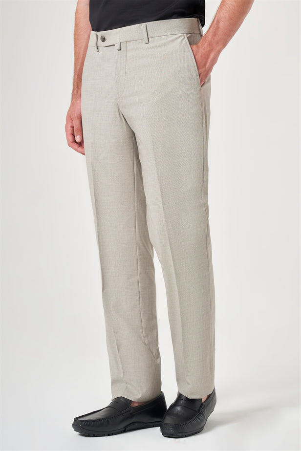 IMZA Men's Fil-a-Fil Comfort Fit Stretch Classic Trousers – 1003260153