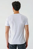 IMZA Men's Printed 100% Cotton Slim Fit Casual T-Shirt – 1011240180