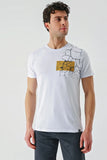 IMZA Men's Printed 100% Cotton Slim Fit Casual T-Shirt – 1011240180