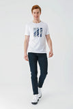 IMZA Men's Printed 100% Cotton Slim Fit Casual T-Shirt – 1011240165