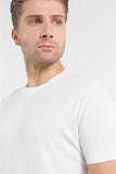 Short Sleeve Crew Neck Pocketless Standard Fit Knit T-Shirt 1011260151