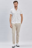 IMZA Men's Patterned Oxford Slim Fit Casual Polo T-Shirt – 1011240178