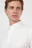 Short Sleeve Italian Collar Pocketless Standard Fit T-Shirt 1011260150